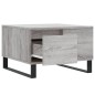 vidaXL Mesa de centro madera contrachapada gris Sonoma 55x55x36,5 cm vidaXL Mesa de centro madera contrachapada gris Sonoma 55x55x36,5 cm