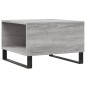vidaXL Mesa de centro madera contrachapada gris Sonoma 55x55x36,5 cm vidaXL Mesa de centro madera contrachapada gris Sonoma 55x55x36,5 cm