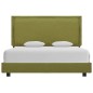 vidaXL Estructura de cama de tela verde 120x200 cm vidaXL Estructura de cama de tela verde 120x200 cm