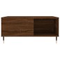 vidaXL Mesa de centro madera contrachapada roble marrón 80x80x36,5 cm vidaXL Mesa de centro madera contrachapada roble marrón 80x80x36,5 cm