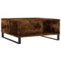 vidaXL Mesa de centro madera contrachapada roble ahumado 80x80x36,5 cm vidaXL Mesa de centro madera contrachapada roble ahumado 80x80x36,5 cm