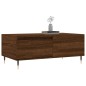 vidaXL Mesa de centro madera contrachapada marrón roble 90x50x36,5 cm vidaXL Mesa de centro madera contrachapada marrón roble 90x50x36,5 cm