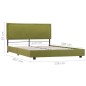 vidaXL Estructura de cama de tela verde 120x200 cm vidaXL Estructura de cama de tela verde 120x200 cm