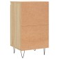 vidaXL Aparador madera de ingeniería roble Sonoma 40x35x70 cm
