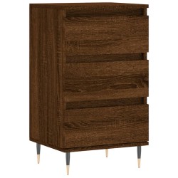 vidaXL Aparador madera de ingeniería marrón roble 40x35x70 cm