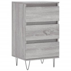 vidaXL Aparador madera de ingeniería gris Sonoma 40x35x70 cm