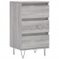 vidaXL Aparador madera de ingeniería gris Sonoma 40x35x70 cm