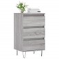 vidaXL Aparador madera de ingeniería gris Sonoma 40x35x70 cm