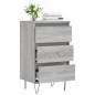 vidaXL Aparador madera de ingeniería gris Sonoma 40x35x70 cm