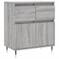 vidaXL Aparador de madera contrachapada gris Sonoma 60x35x70 cm vidaXL Aparador de madera contrachapada gris Sonoma 60x35x70 cm
