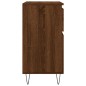 vidaXL Aparador madera contrachapada marrón roble 60x35x70 cm