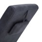 vidaXL Diván con almohada de piel de ante artificial gris vidaXL Diván con almohada de piel de ante artificial gris
