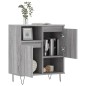 vidaXL Aparador de madera contrachapada gris Sonoma 60x35x70 cm vidaXL Aparador de madera contrachapada gris Sonoma 60x35x70 cm