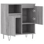 vidaXL Aparador de madera contrachapada gris Sonoma 60x35x70 cm vidaXL Aparador de madera contrachapada gris Sonoma 60x35x70 cm