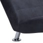 vidaXL Diván con almohada de piel de ante artificial gris vidaXL Diván con almohada de piel de ante artificial gris