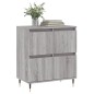 vidaXL Aparador de madera contrachapada gris Sonoma 60x35x70 cm vidaXL Aparador de madera contrachapada gris Sonoma 60x35x70 cm