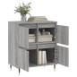 vidaXL Aparador de madera contrachapada gris Sonoma 60x35x70 cm vidaXL Aparador de madera contrachapada gris Sonoma 60x35x70 cm