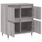vidaXL Aparador de madera contrachapada gris Sonoma 60x35x70 cm vidaXL Aparador de madera contrachapada gris Sonoma 60x35x70 cm