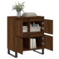 vidaXL Aparador madera contrachapada marrón roble 60x35x70 cm vidaXL Aparador madera contrachapada marrón roble 60x35x70 cm