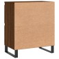 vidaXL Aparador madera contrachapada marrón roble 60x35x70 cm vidaXL Aparador madera contrachapada marrón roble 60x35x70 cm