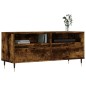 vidaXL Mueble de TV madera contrachapada roble ahumado 100x34,5x44,5cm vidaXL Mueble de TV madera contrachapada roble ahumado 100x34,5x44,5cm