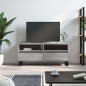 vidaXL Mueble de TV madera contrachapada gris Sonoma 100x34,5x44,5 cm vidaXL Mueble de TV madera contrachapada gris Sonoma 100x34,5x44,5 cm