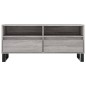 vidaXL Mueble de TV madera contrachapada gris Sonoma 100x34,5x44,5 cm vidaXL Mueble de TV madera contrachapada gris Sonoma 100x34,5x44,5 cm