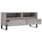 vidaXL Mueble de TV madera contrachapada gris Sonoma 100x34,5x44,5 cm vidaXL Mueble de TV madera contrachapada gris Sonoma 100x34,5x44,5 cm