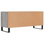vidaXL Mueble de TV madera contrachapada gris Sonoma 100x34,5x44,5 cm vidaXL Mueble de TV madera contrachapada gris Sonoma 100x34,5x44,5 cm