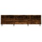 vidaXL Mueble de TV madera contrachapada roble ahumado 150x30x44,5 cm vidaXL Mueble de TV madera contrachapada roble ahumado 150x30x44,5 cm