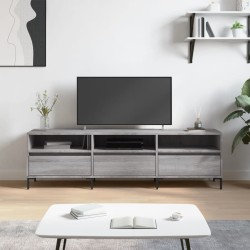 vidaXL Mueble para TV madera contrachapada gris Sonoma 150x30x44,5 cm