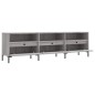 vidaXL Mueble para TV madera contrachapada gris Sonoma 150x30x44,5 cm vidaXL Mueble para TV madera contrachapada gris Sonoma 150x30x44,5 cm