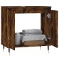 vidaXL Armario de baño madera de ingeniería roble ahumado 58x33x60 cm vidaXL Armario de baño madera de ingeniería roble ahumado 58x33x60 cm