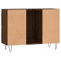 vidaXL Mueble de baño madera de ingeniería roble marrón 80x33x60 cm vidaXL Mueble de baño madera de ingeniería roble marrón 80x33x60 cm