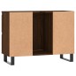 vidaXL Mueble de baño madera de ingeniería roble marrón 80x33x60 cm vidaXL Mueble de baño madera de ingeniería roble marrón 80x33x60 cm