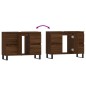 vidaXL Mueble de baño madera de ingeniería roble marrón 80x33x60 cm vidaXL Mueble de baño madera de ingeniería roble marrón 80x33x60 cm