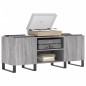 vidaXL Mueble para discos madera contrachapada gris sonoma 121x38x48cm vidaXL Mueble para discos madera contrachapada gris sonoma 121x38x48cm