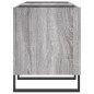 vidaXL Mueble para discos madera contrachapada gris sonoma 121x38x48cm vidaXL Mueble para discos madera contrachapada gris sonoma 121x38x48cm