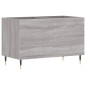 vidaXL Mueble discos madera contrachapada gris sonoma 74,5x38x48 cm vidaXL Mueble discos madera contrachapada gris sonoma 74,5x38x48 cm