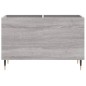 vidaXL Mueble discos madera contrachapada gris sonoma 74,5x38x48 cm vidaXL Mueble discos madera contrachapada gris sonoma 74,5x38x48 cm