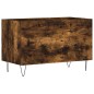 vidaXL Mueble discos madera contrachapada roble ahumado 74,5x38x48 cm vidaXL Mueble discos madera contrachapada roble ahumado 74,5x38x48 cm