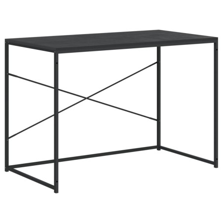 vidaXL Escritorio de ordenador aglomerado negro 110x60x70 cm