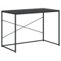 vidaXL Escritorio de ordenador aglomerado negro 110x60x70 cm vidaXL Escritorio de ordenador aglomerado negro 110x60x70 cm
