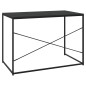 vidaXL Escritorio de ordenador aglomerado negro 110x60x70 cm vidaXL Escritorio de ordenador aglomerado negro 110x60x70 cm