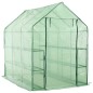 vidaXL Invernadero accesible con 12 estantes acero 143x214x196 cm vidaXL Invernadero accesible con 12 estantes acero 143x214x196 cm