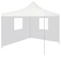 vidaXL Carpa plegable profesional con 2 paredes acero blanco 2x2 m vidaXL Carpa plegable profesional con 2 paredes acero blanco 2x2 m