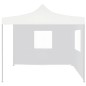 vidaXL Carpa plegable profesional con 2 paredes acero blanco 2x2 m vidaXL Carpa plegable profesional con 2 paredes acero blanco 2x2 m