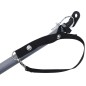 vidaXL Remolque para bicicletas negro y gris 65 kg vidaXL Remolque para bicicletas negro y gris 65 kg