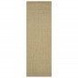 vidaXL Alfombra de sisal natural verde 66x200 cm vidaXL Alfombra de sisal natural verde 66x200 cm