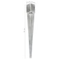 vidaXL Picas de tierra 6 uds acero galvanizado plateado 10x10x91 cm vidaXL Picas de tierra 6 uds acero galvanizado plateado 10x10x91 cm